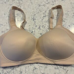 Vanity Fair Sports Bra Beige, Breathable & Moisture Wicking, 36DD 71500